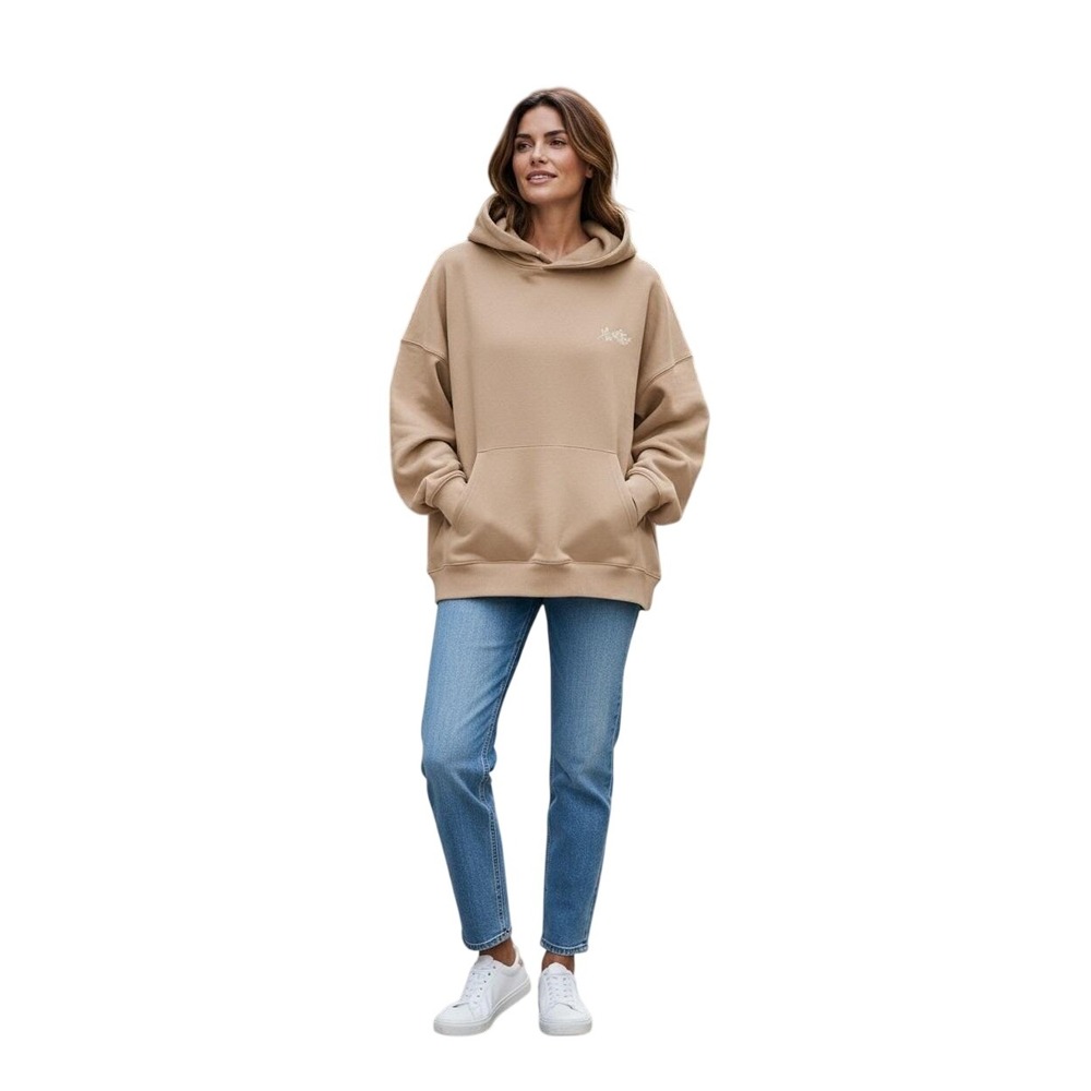 Civil Regime Womens Oversized Rose Hoodie NWT